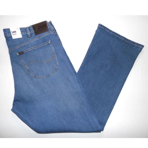 Men's NEW Denver Bootcut Jeans Regular Fit Blue Denim
