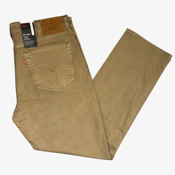 511 (BEIGE Colour) Slim Fit Men's Stretchable Jeans