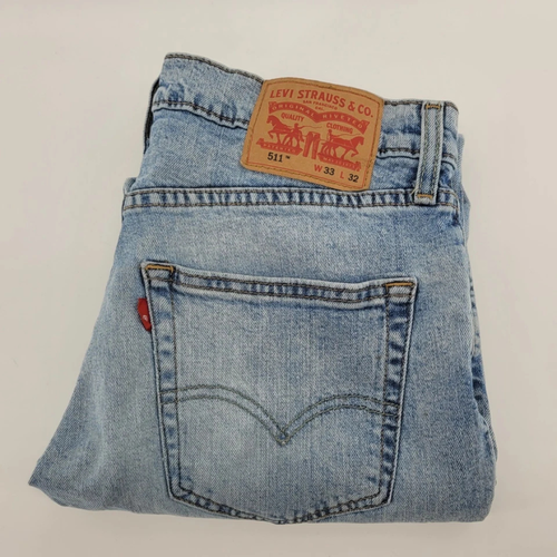 511 Slim Fit Jeans Light Wash Blue Denim