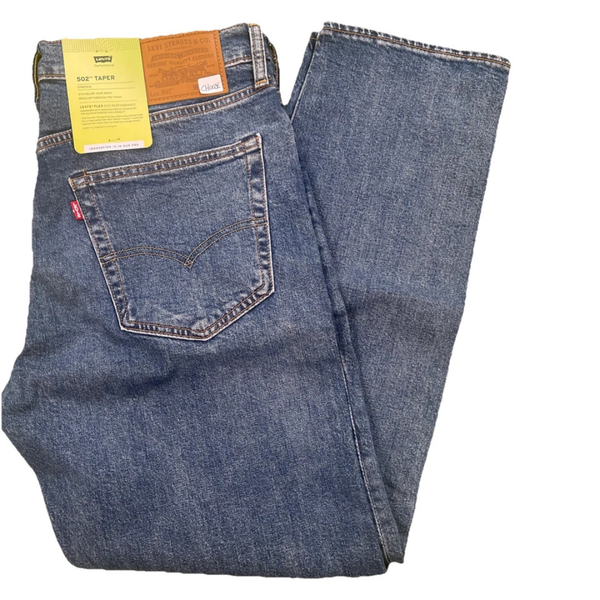Premium 502 Taper Fit MEDIUM WASH STRETCH