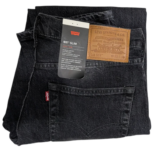 511 Mens Slim Fit Jeans Dark Charcoal Gray Denim