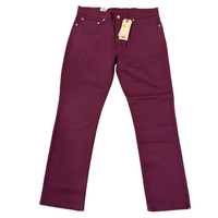 512 Slim Fit Jeans Color Burgundy