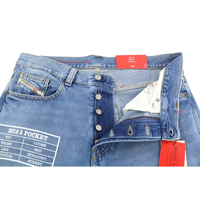 Loose Fit Mid Waist Straight Leg Jeans
