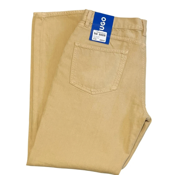 BOSS Jonah Straight Fit Jeans Medium Beige
