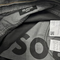 Jeans In Lightweight Satin Stretch Denim In Dark Grey