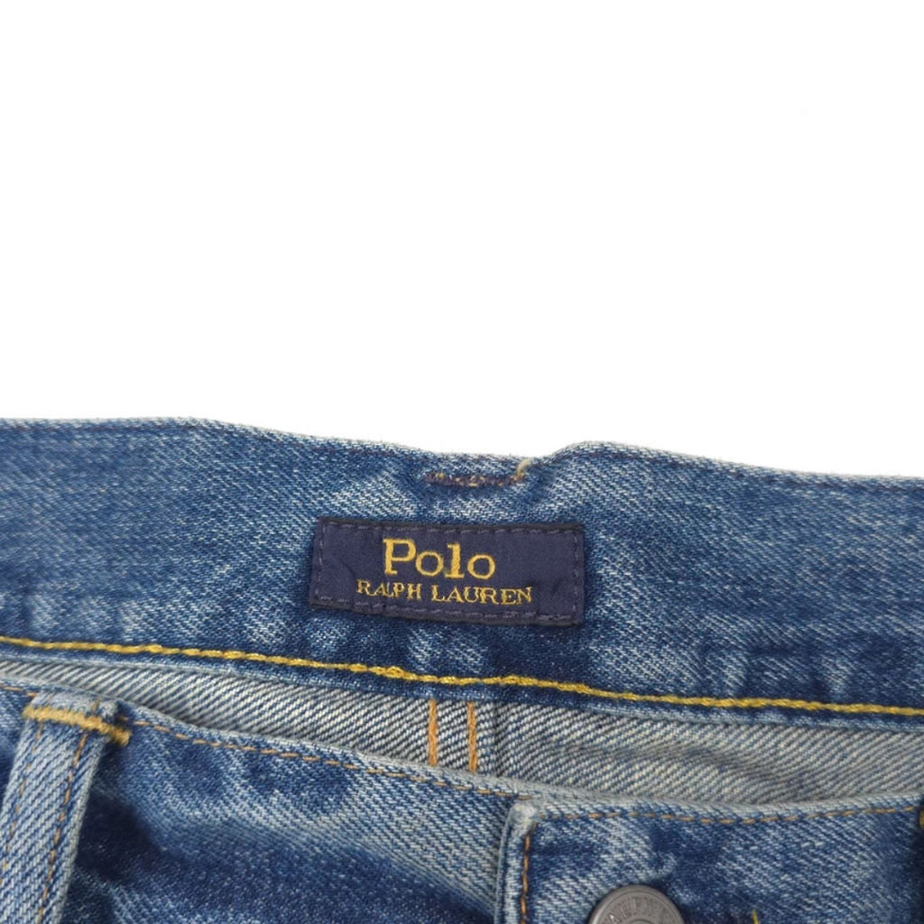 Polo Ralph Vtg Classic Fit Coppit Blue Distressed Jeans