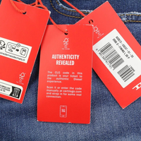 Regular Tapered Leg Distressed Jeans