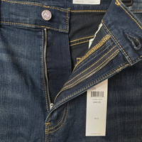 Straight Stretch Avedon Dark Blue Denim Jeans