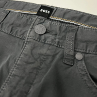 Jeans In Lightweight Satin Stretch Denim In Dark Grey