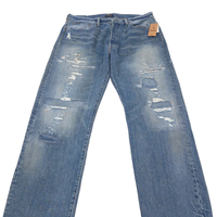 Classic Fit Coppit Blue Distressed Jeans