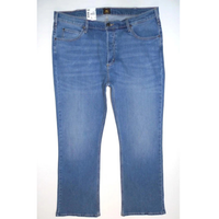 Men's NEW Denver Bootcut Jeans Regular Fit Blue Denim