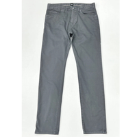Jeans In Lightweight Satin Stretch Denim In Dark Grey
