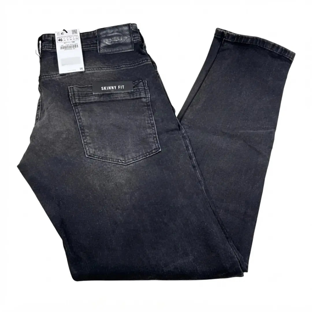 Denim Collection Skinny Fit Jeans Black Stretch