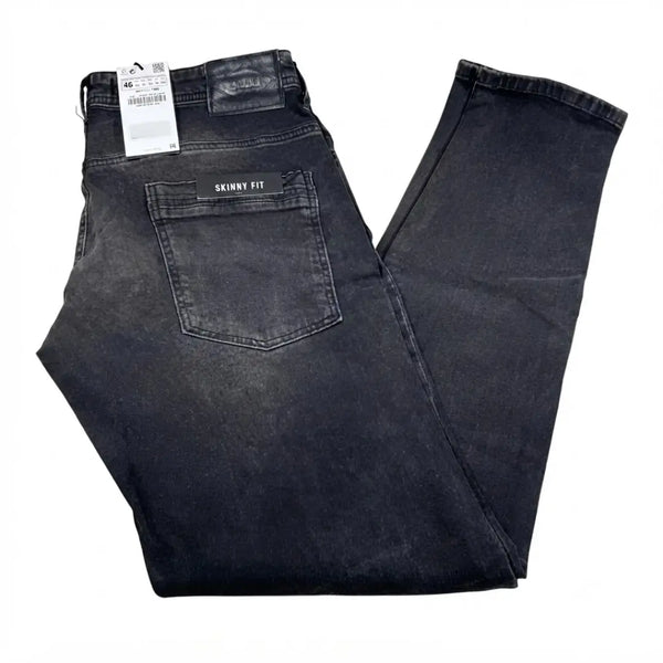 Denim Collection Skinny Fit Jeans Black Stretch
