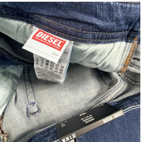 Buster Slim Mid Blue Cotton Spandex Jeans