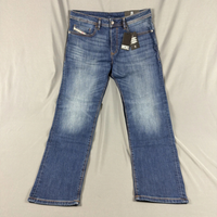 Buster Slim Mid Blue Cotton Spandex Jeans