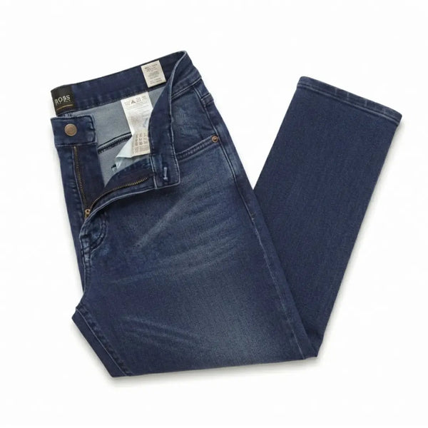 Knit Denim Jeans Blue