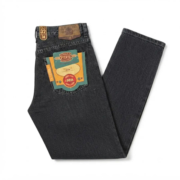 Louie Loose Fit Col Black Stone Washed Vintage