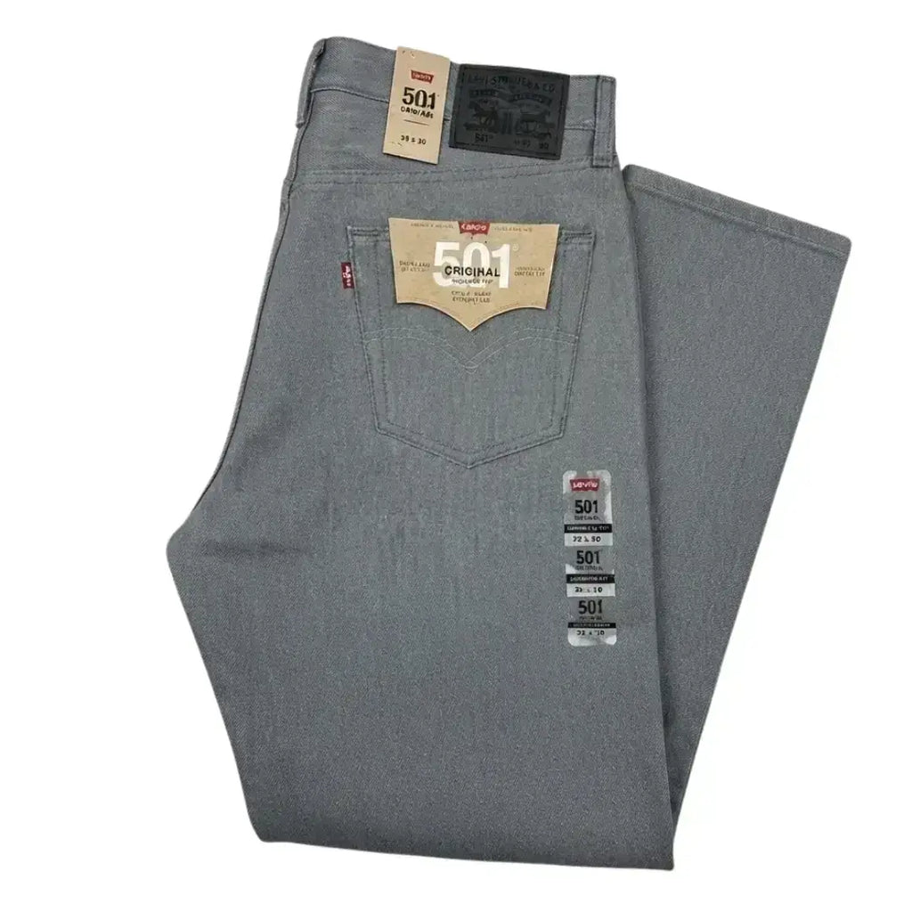 501 Original Denim Jeans Raw Unwashed Shrink
