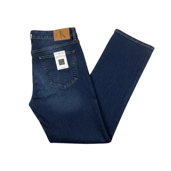 Straight Stretch Avedon Dark Blue Denim Jeans