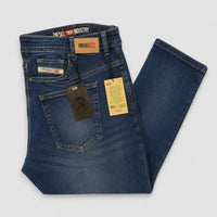 Slim Fit Stretch Jeans Denim Medium Blue