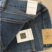 Slim Straight Blue Jeans
