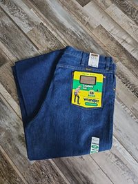 Cowboy Cut Slim Fit Dark Wash Blue Denim Jean