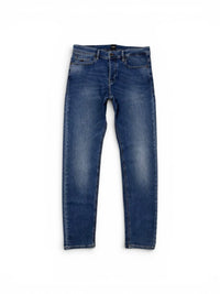 Slim Fit Stretch Denim Designer Jeans Blue
