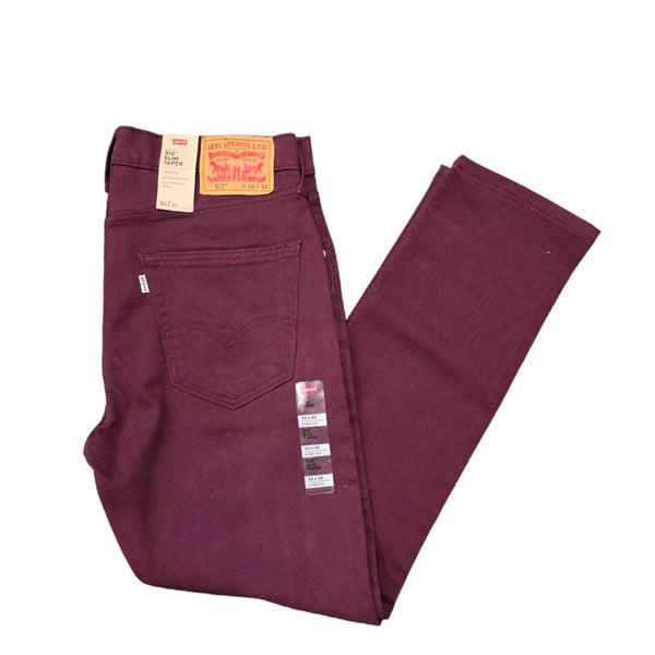 512 Slim Fit Jeans Color Burgundy