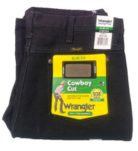 Cowboy Cut Slim Fit Stretch Black Jean