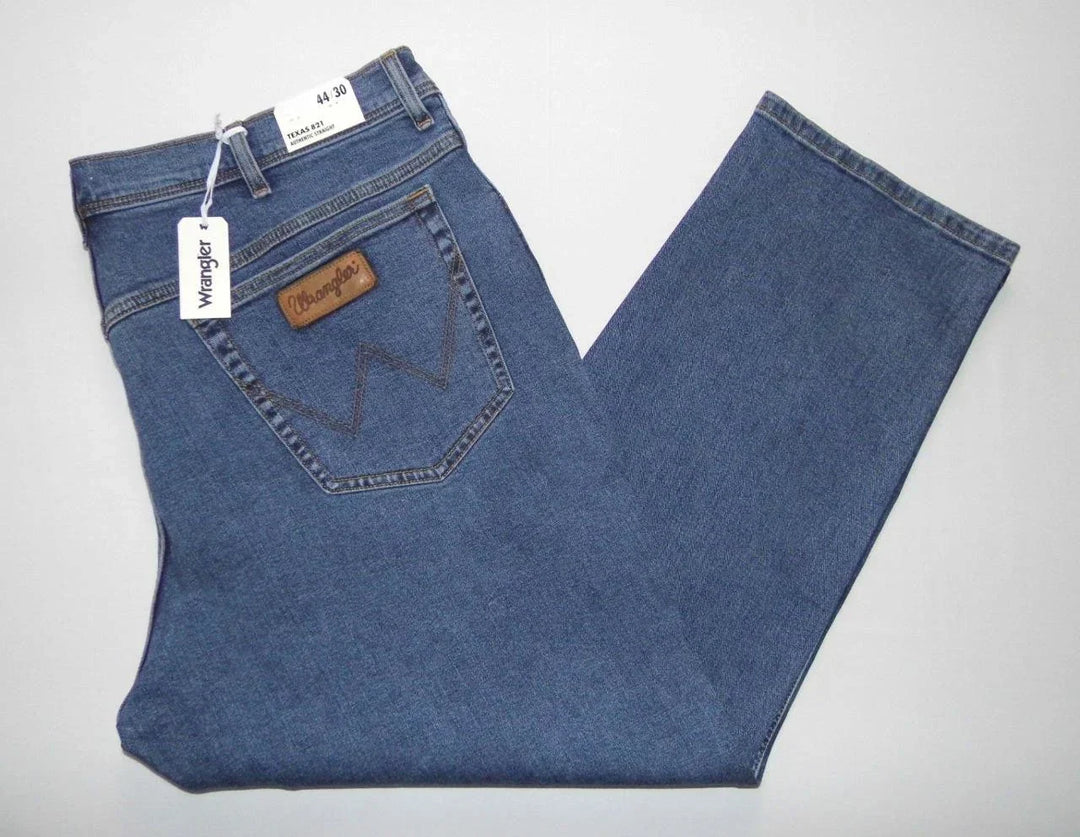 NEW Texas Stretch Jeans Stonewashed Blue Denim