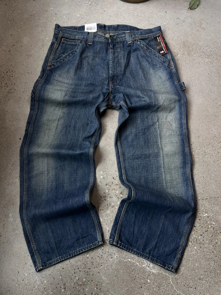 Polo Ralph Classic Fit Straight Brown Stretch Jeans
