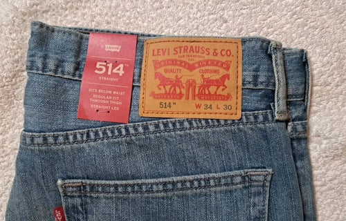 514 Straight Fit Jeans Light Blue Jeans
