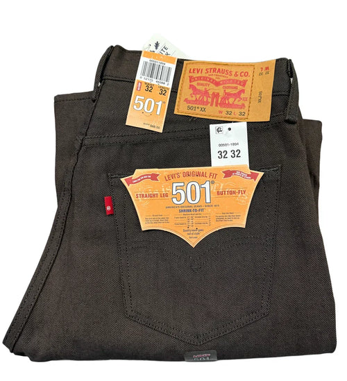 501 Shrink To Fit Original Fit Color Bronze Brown