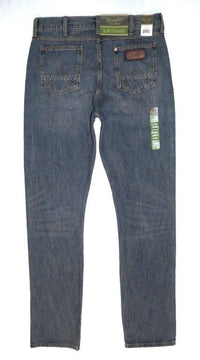 NEW Retro Slim Straight Fit Jeans Blue Denim