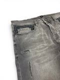 Hugo Boss  Grey Slim Fit Jeans Distressed Designer