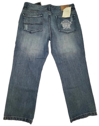 London Logo Distressed Jeans