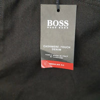 Jeans Black Maine 3 Slim Straight Stretch Cashmere Denim