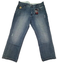 London Logo Distressed Jeans