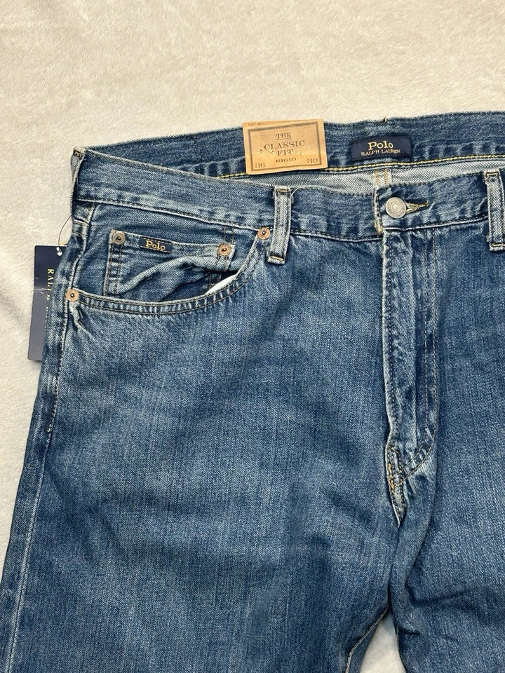 Polo Ralph Blue Denim The Classic Fit Jeans