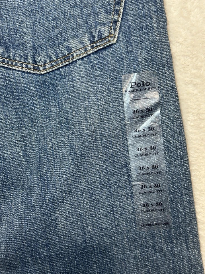 Polo Ralph Blue Denim The Classic Fit Jeans