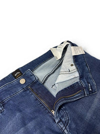 Knit Denim Jeans Blue
