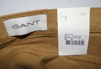 GANT NEW Regular Straight Fit Twill Jeans Beige Brown