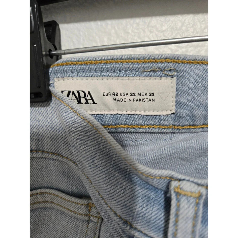 Zara SLIM FIT JEANS in Light Wash