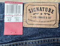 Signature by Strauss Denim Blue Jeans Relaxed Fit