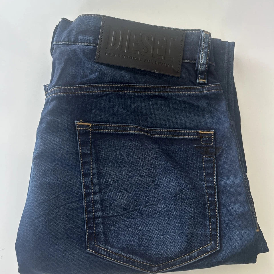 DIESEL D-Strukt Jogg Jeans Slim Leg Washed Blue