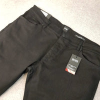 Jeans Black Maine 3 Slim Straight Stretch Cashmere Denim